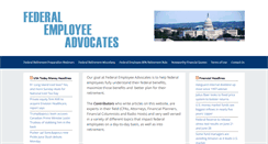 Desktop Screenshot of federalemployeeadvocates.com