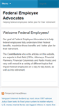 Mobile Screenshot of federalemployeeadvocates.com