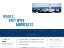 Tablet Screenshot of federalemployeeadvocates.com